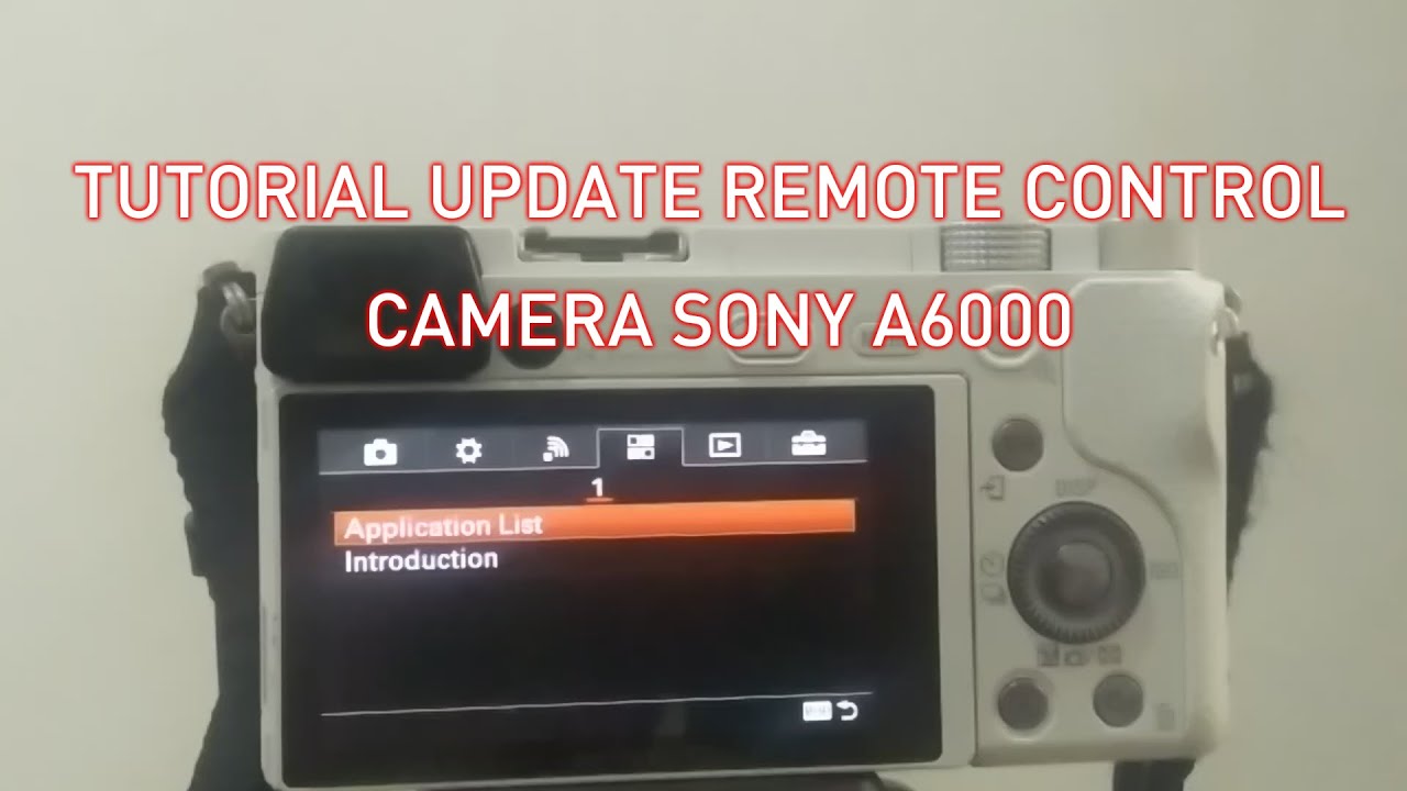 update sony a6000